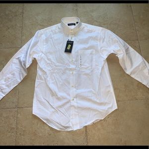 White button down dress shirt
